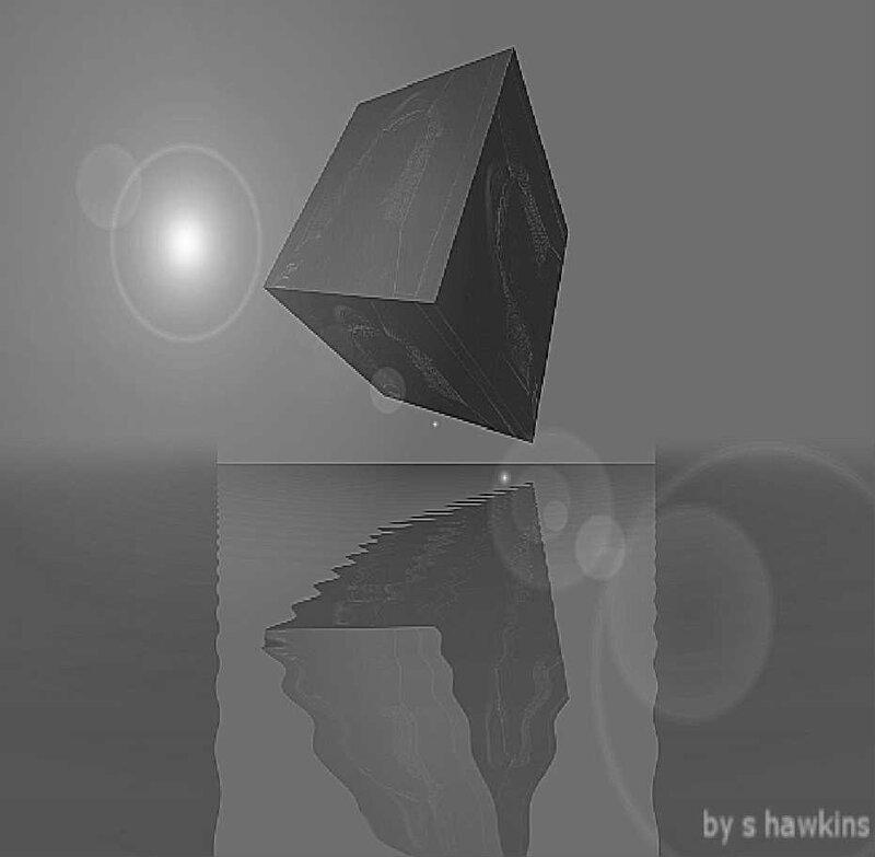 Floating Geometric Shape