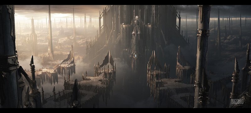 Floating Gothic City