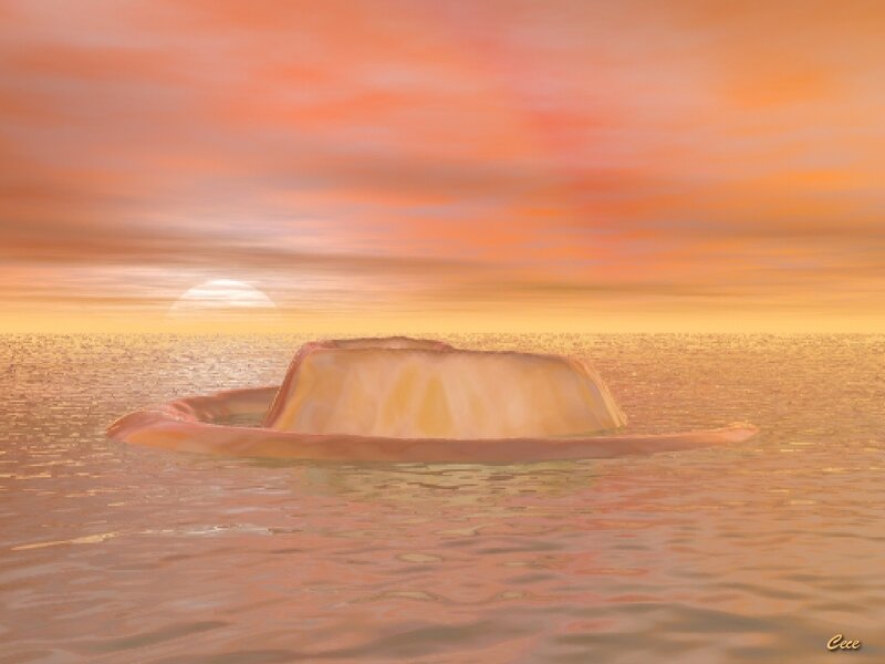 Floating Hat in Water