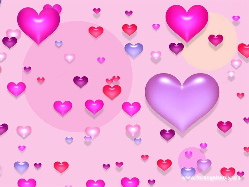 Floating Hearts — Pink, Romantic