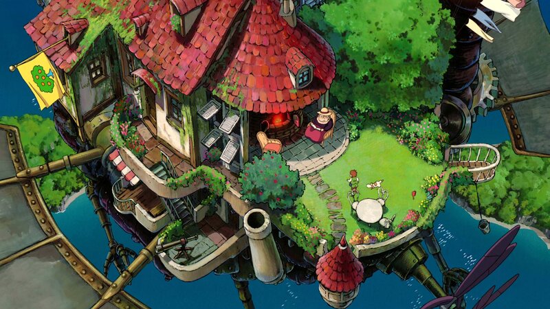 Floating House in Garden