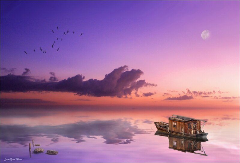 Floating Houseboat