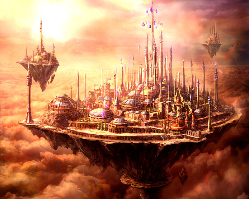 Floating Island City — Orange