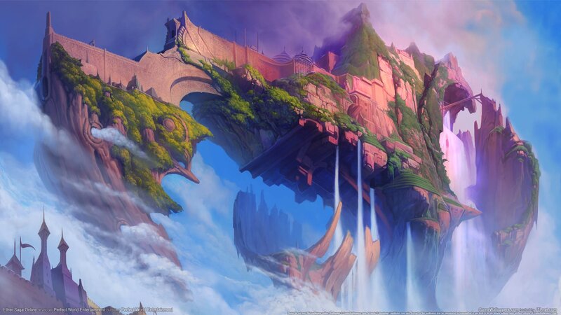 floating island fortress