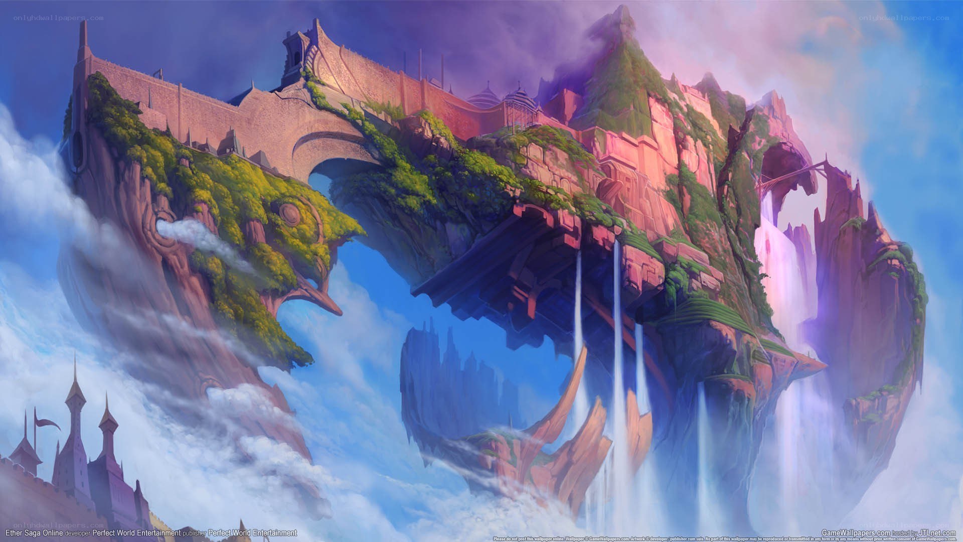 floating island fortress
