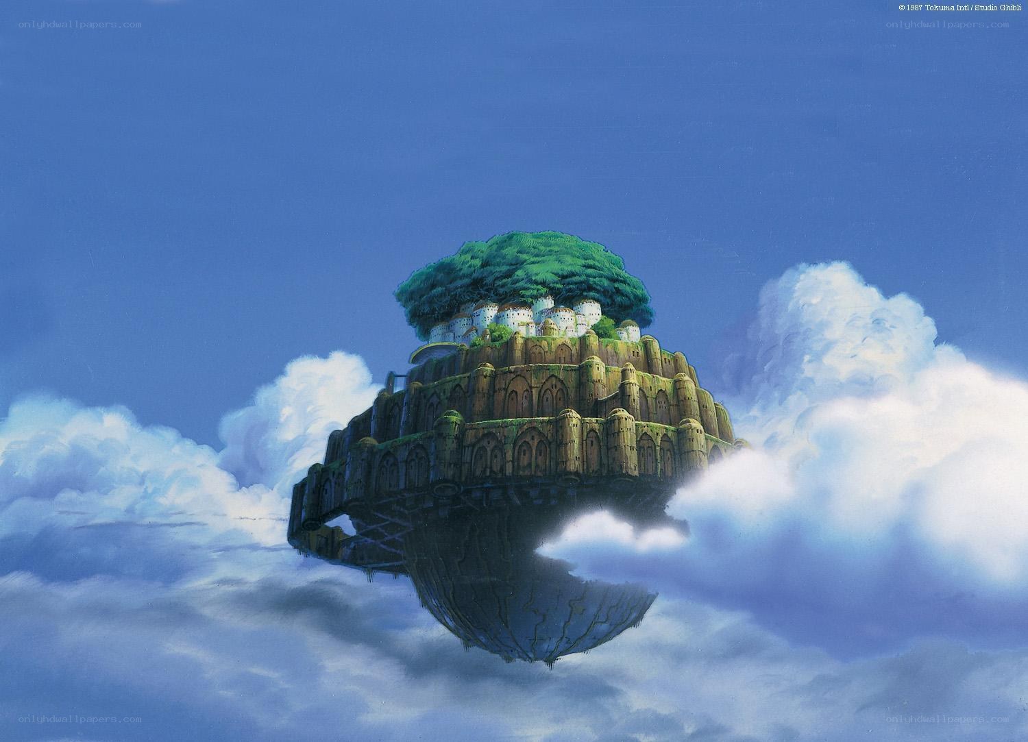 Floating island in the sky