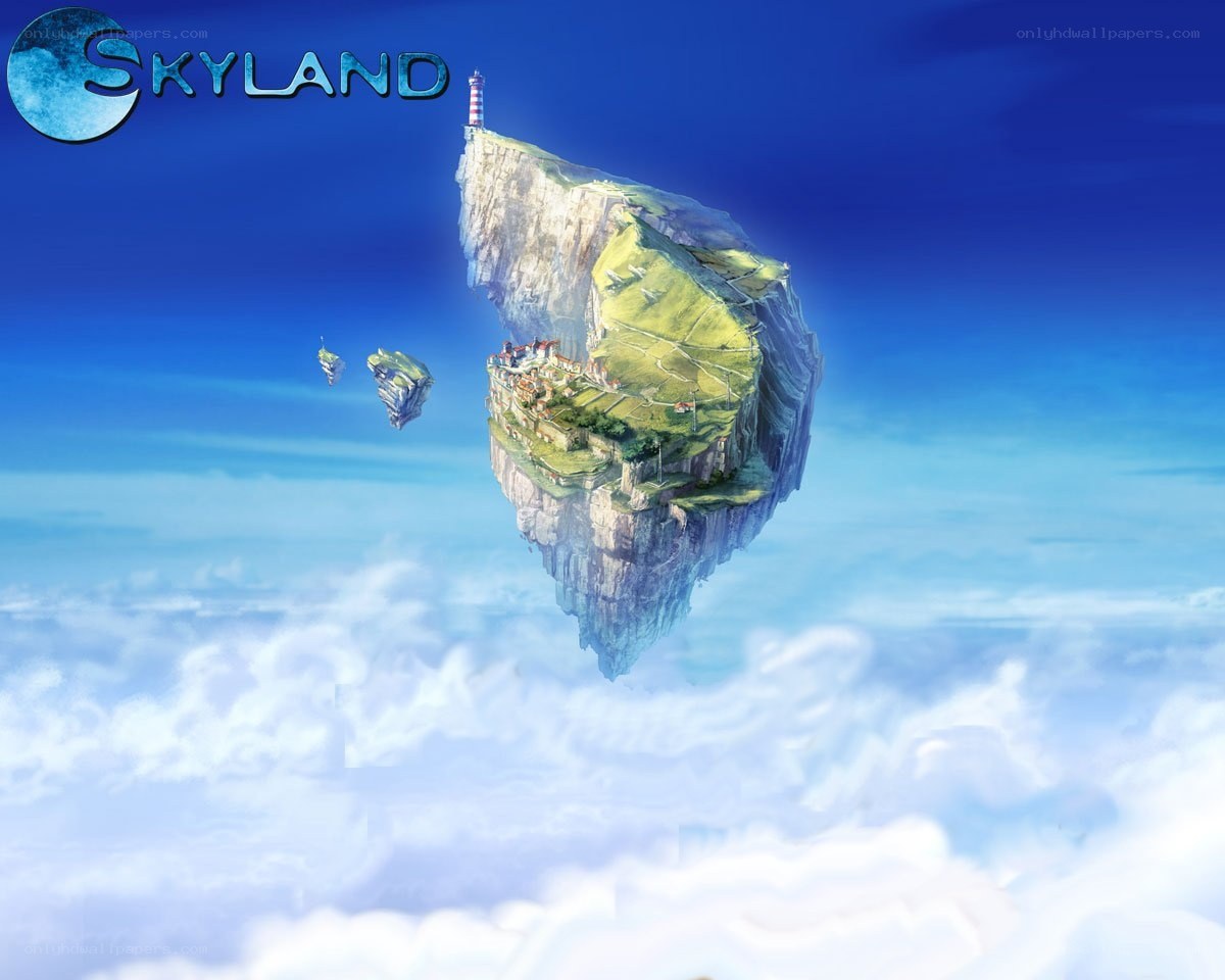 floating island in the sky