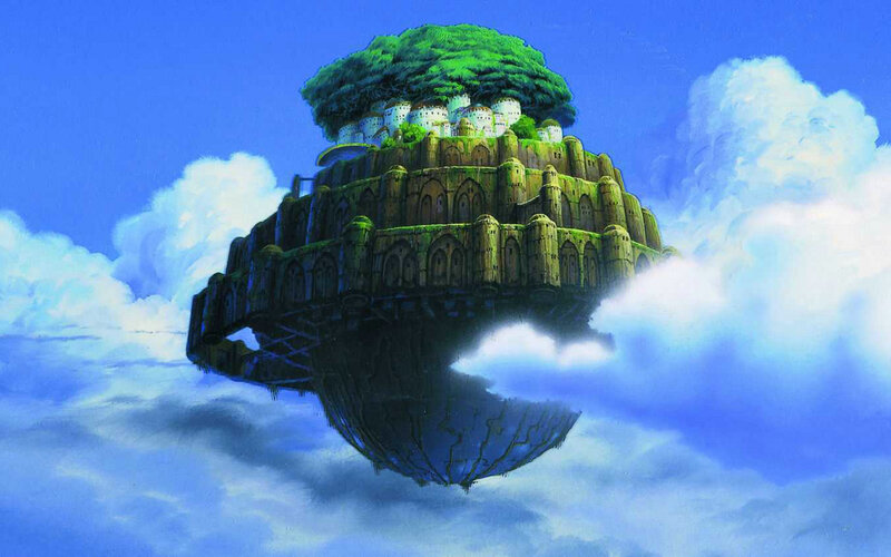 floating island in the sky