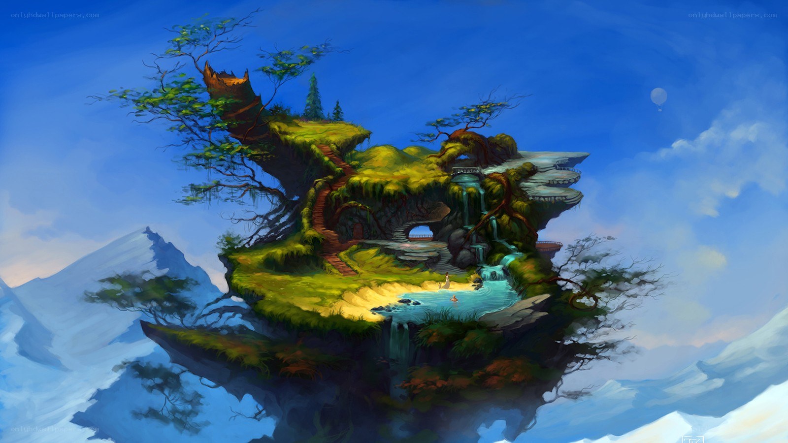 floating island paradise