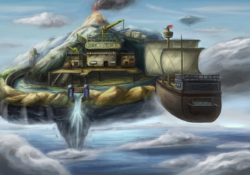 floating island port