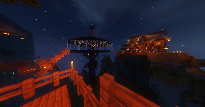 Floating Island Structure — Orange