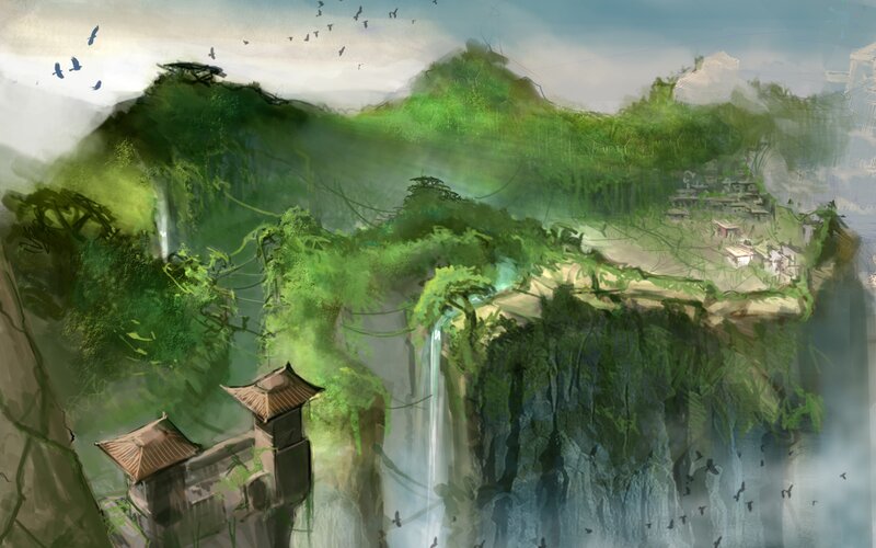Floating Island Village — Green