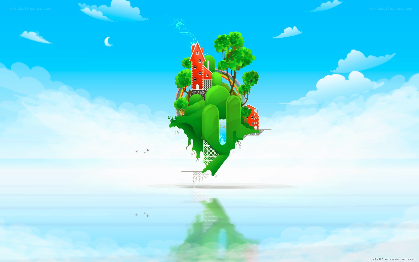 floating island village