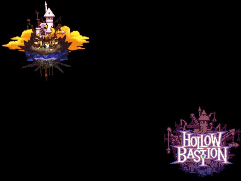 Floating Island with Castle — Black