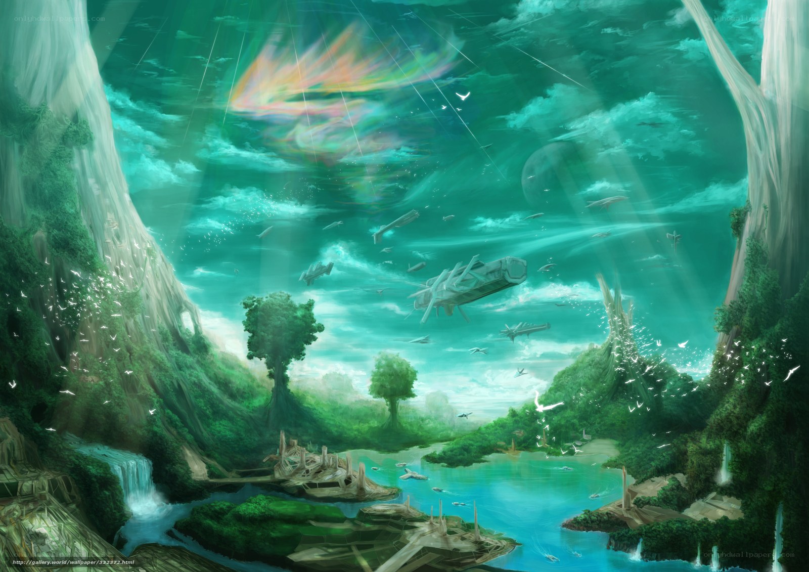 Floating islands and ancient ruins