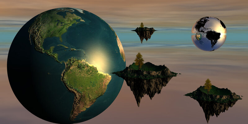 Floating Islands and Planets