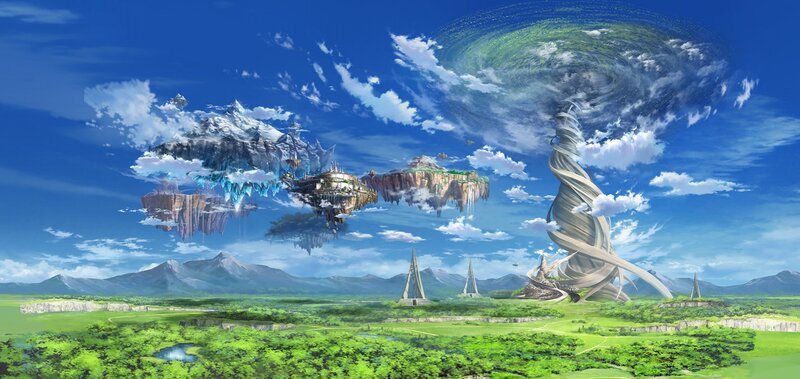 Floating Islands and Spire