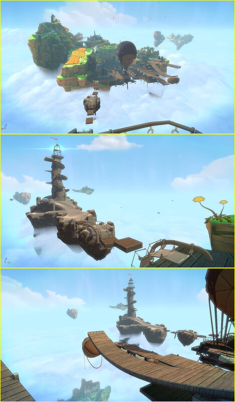 floating islands concept art