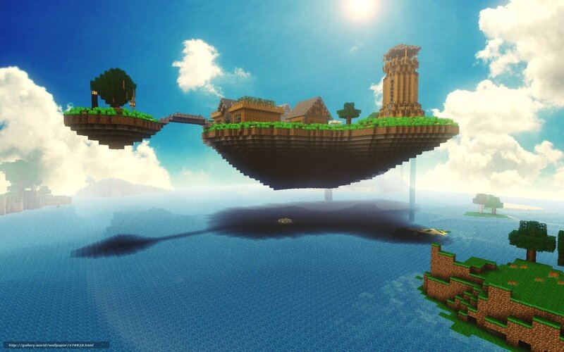 floating islands in minecraft