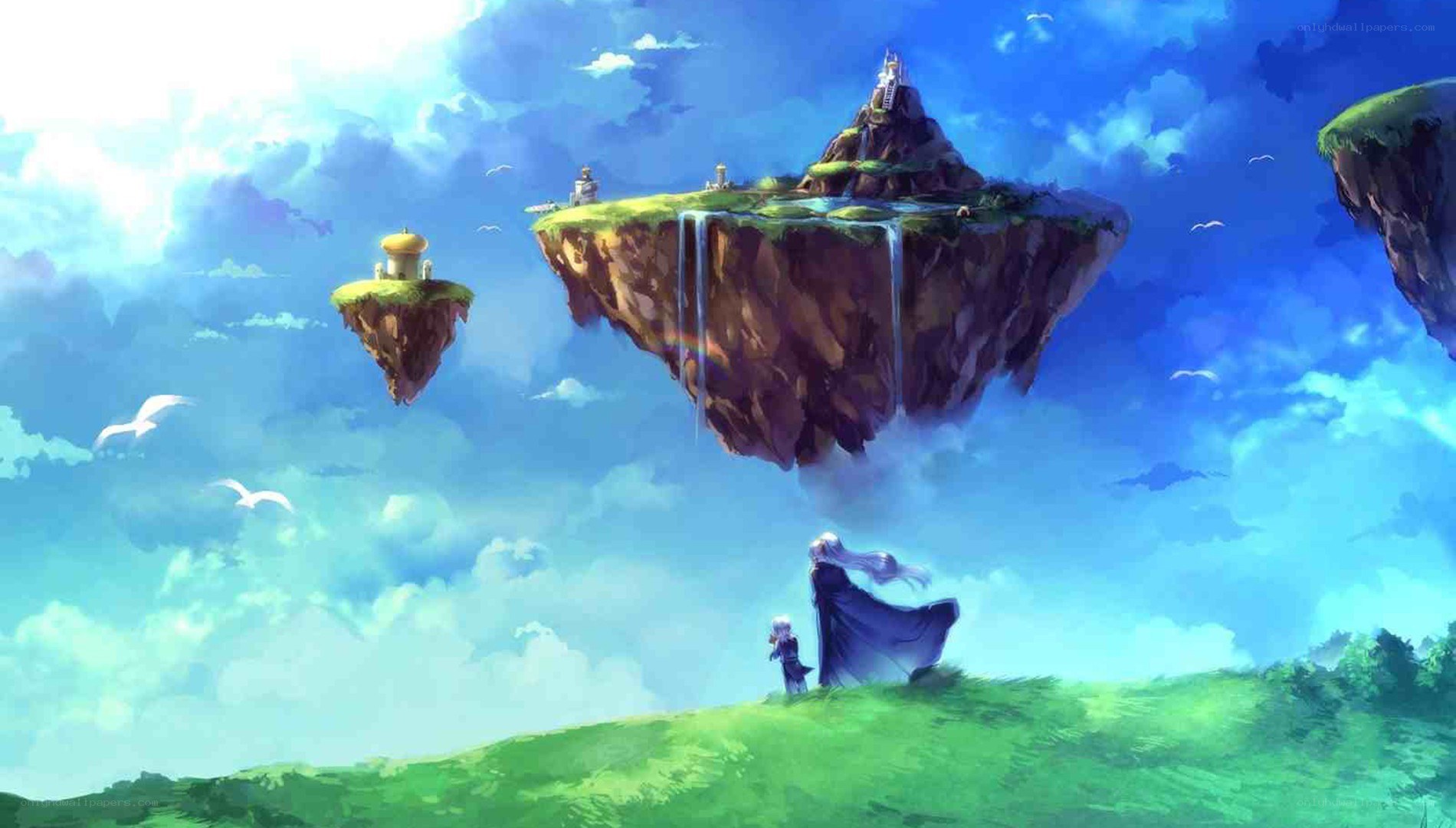 floating islands in the sky