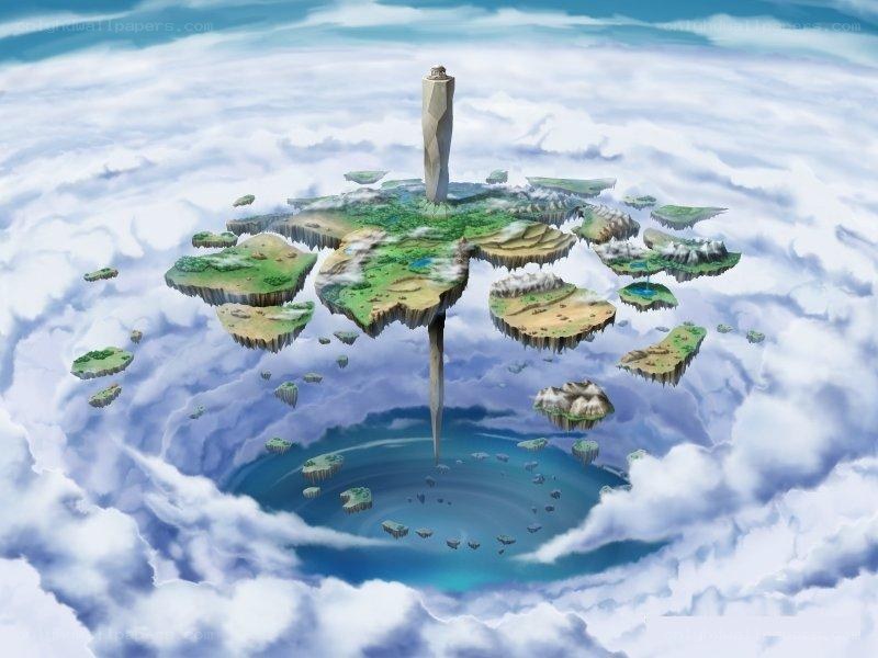floating islands in the sky