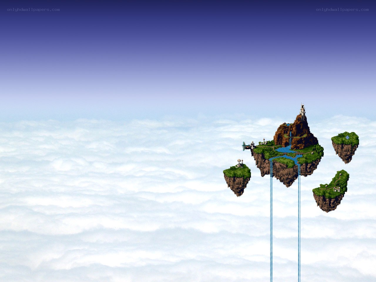 floating islands in the sky