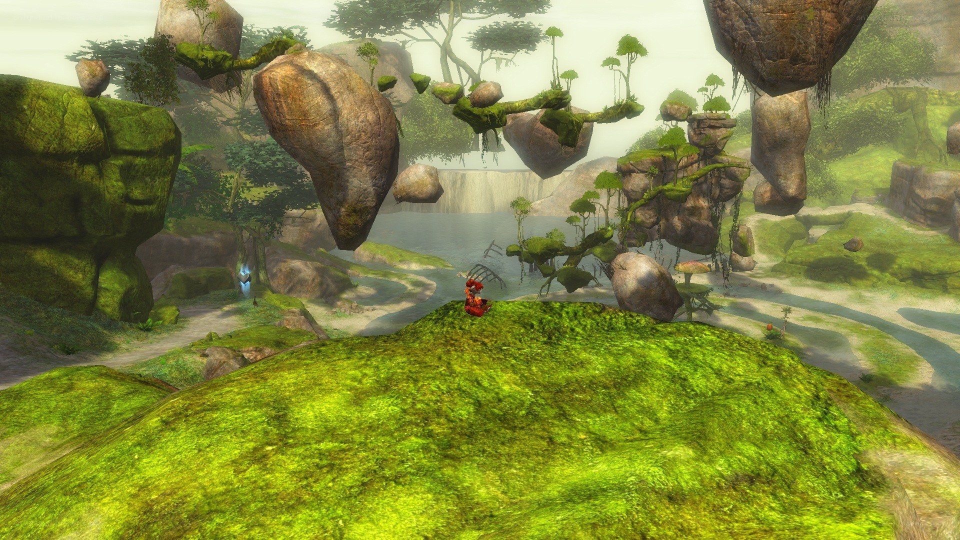 floating islands landscape