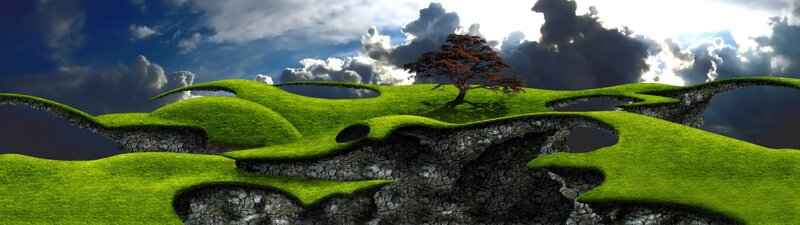 Floating Islands with Tree