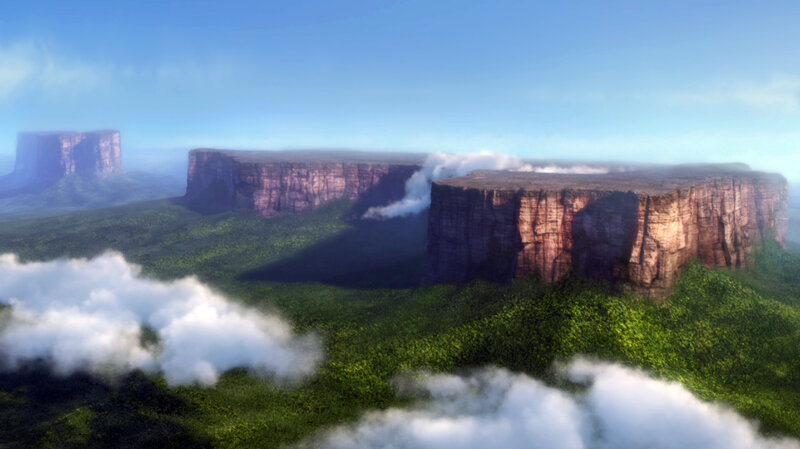 floating mesa landscape