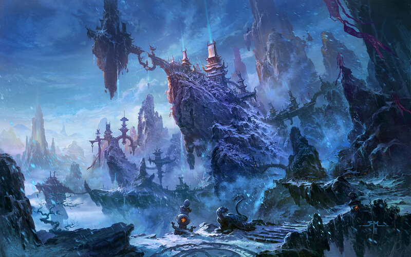 Floating Mountain City