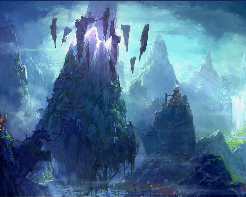 Floating Mountain Peaks
