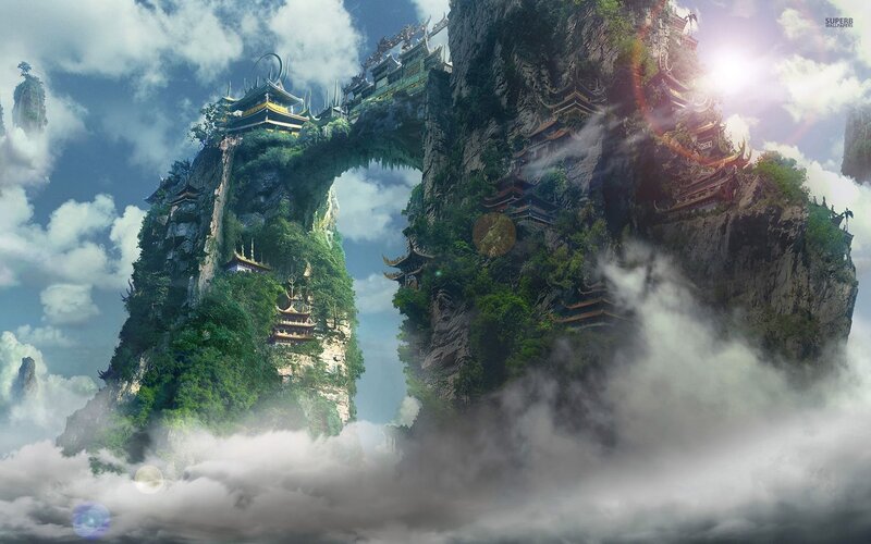 Floating Mountain Temple — Green