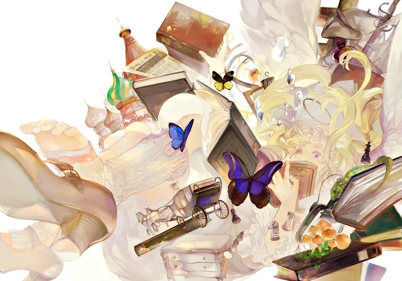 Floating Objects and Butterflies