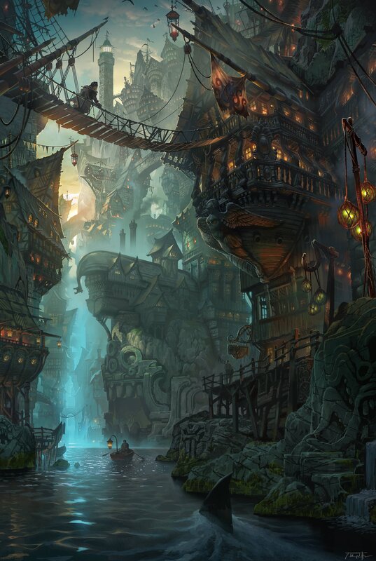 Floating Pirate City