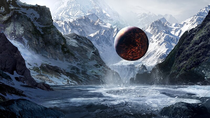 Floating Planet in Valley