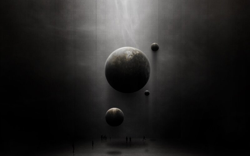 Floating Planets in Dark Room
