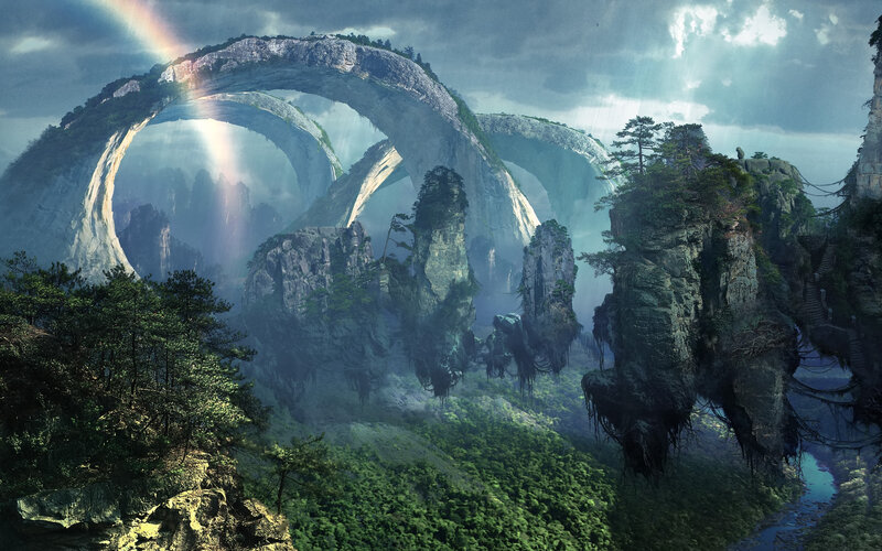 Floating Rock Arches