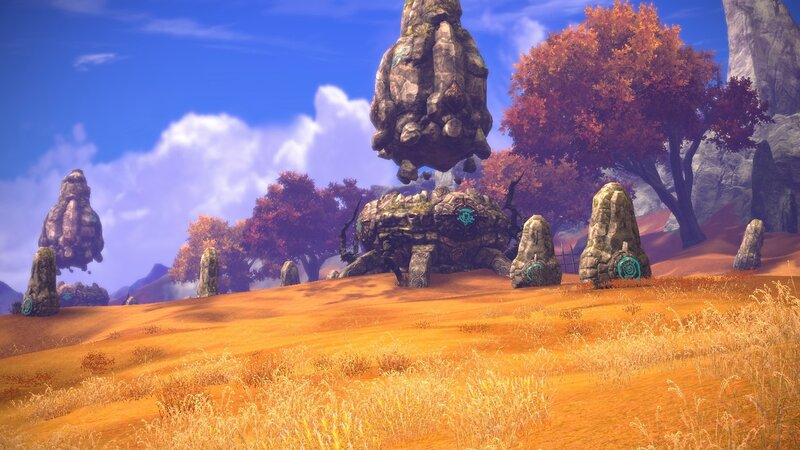 Floating Rock Formations — Orange