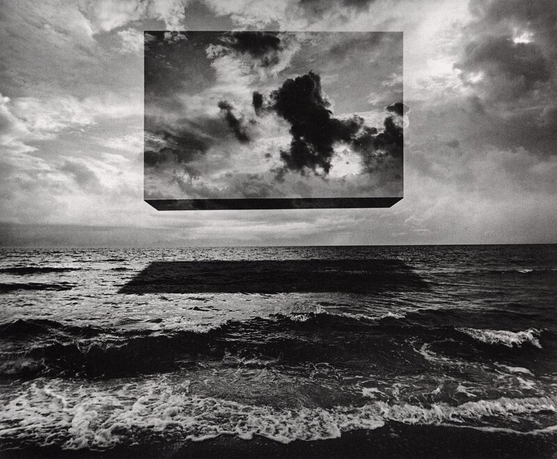 Floating Sky Box Over Ocean