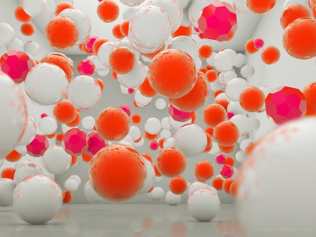 floating spheres in a tunnel