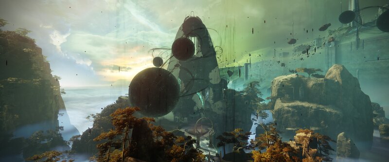 Floating Spheres in Canyon
