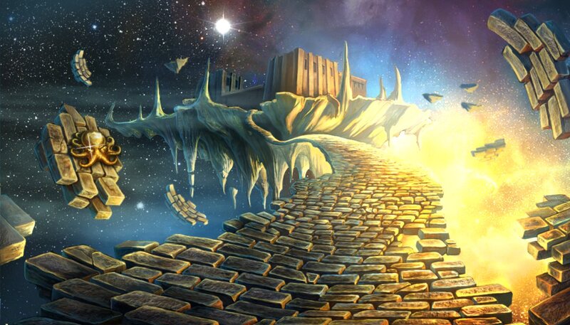 Floating Stone Path