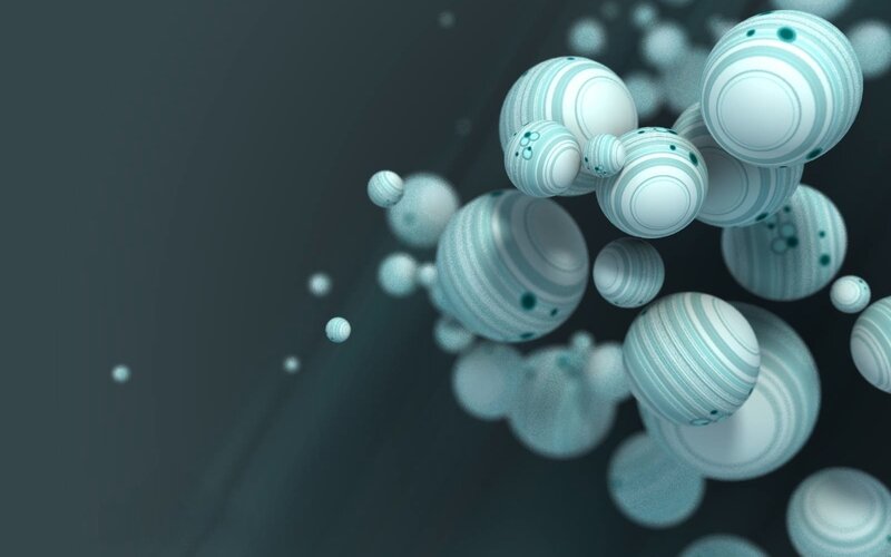 Floating Striped Spheres