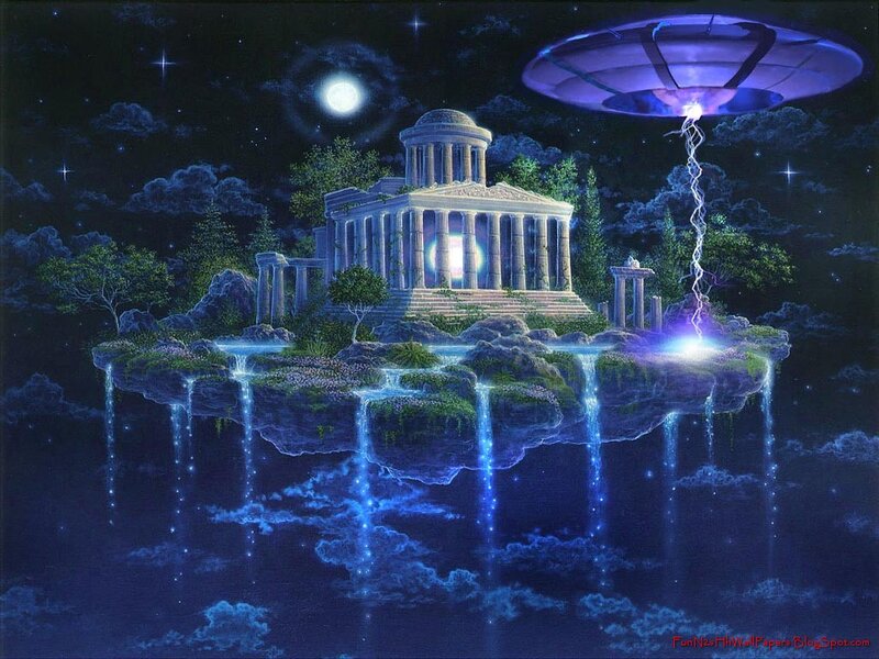 Floating Temple Island — Blue