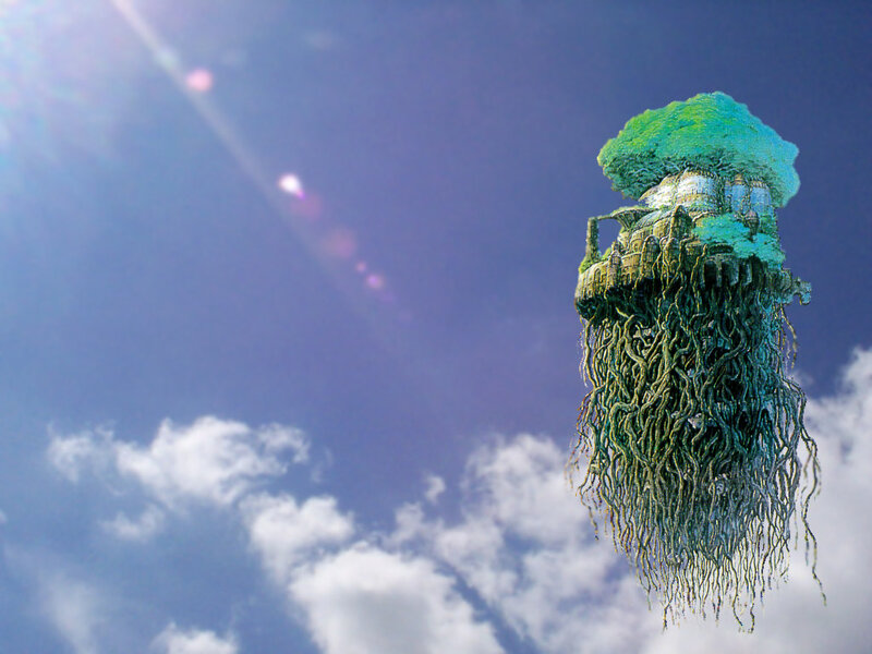 Floating Tree Island — Blue