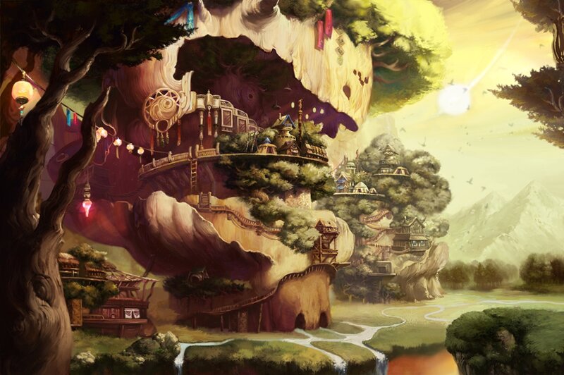 Floating Treehouse Village