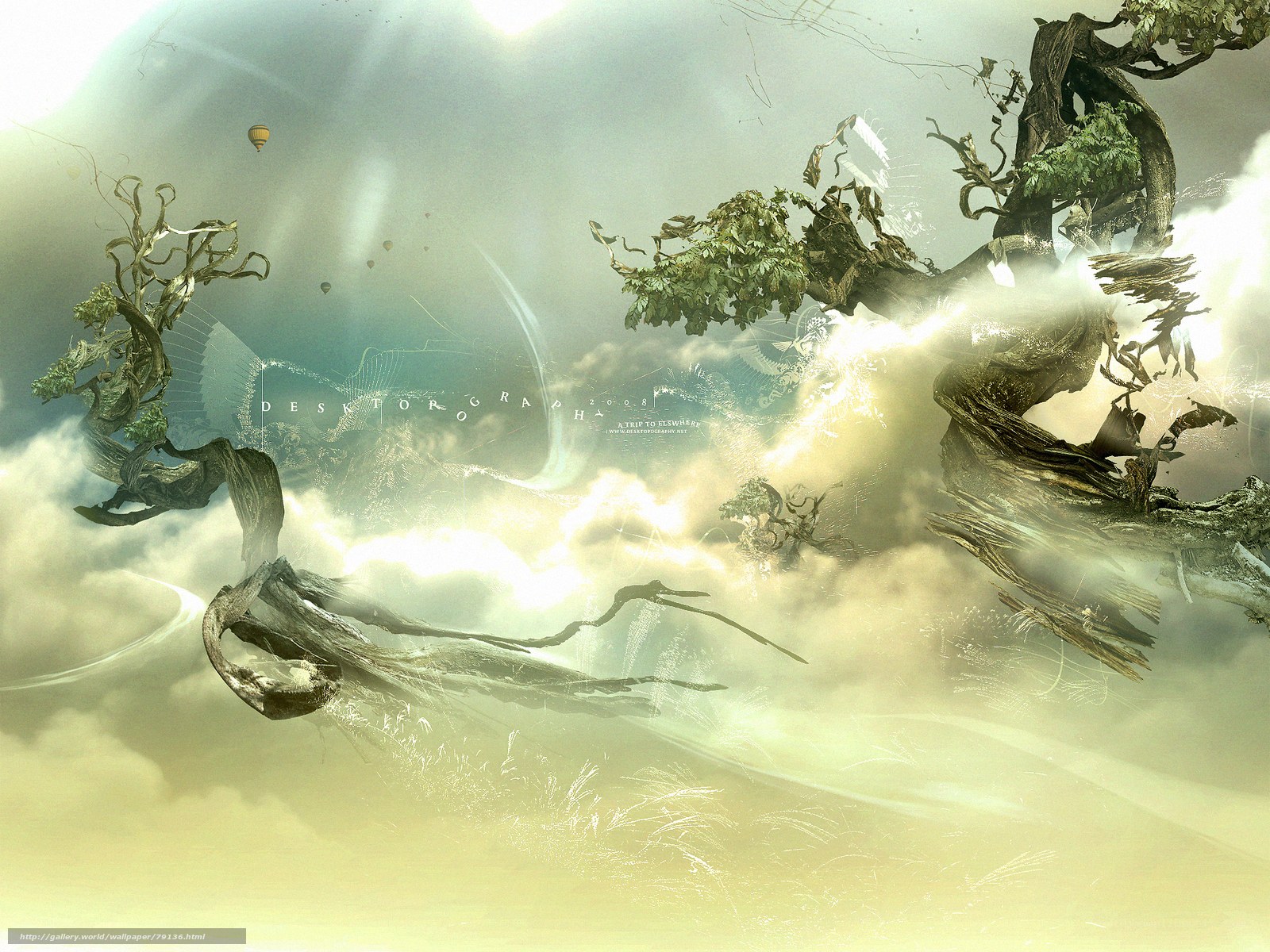 Floating Trees in the Clouds