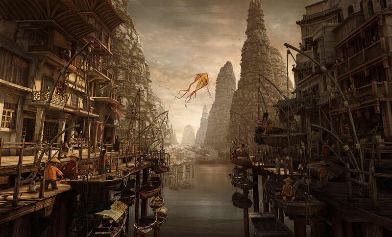 Floating Village Harbor