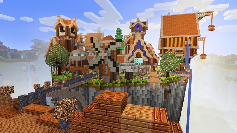Floating Village in Game