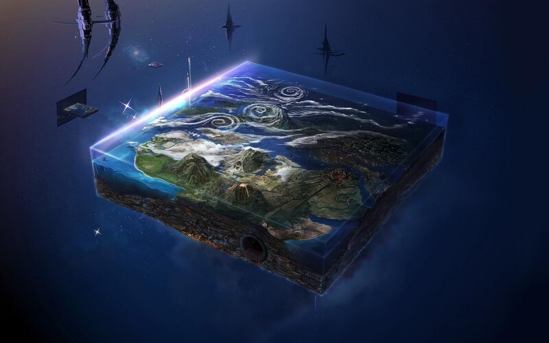 Floating World Map